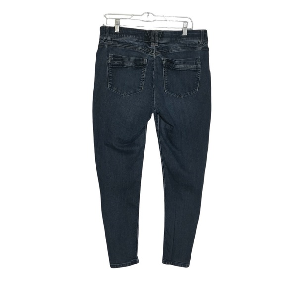 Democracy AB Technology Jeans High Rise Size 12 Dark Wash Slim Leg - Picture 2 of 8